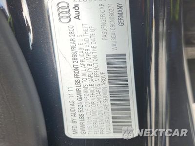 Zdjęcie 12 z 12 samochodu: 2012 AUDI A7 PRESTIGE VIN:WAU3GAFC5CN080271 - miniatura