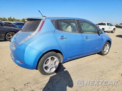 Trzecie zdjęcie samochodu z tyłu: 2012 NISSAN LEAF SV VIN:JN1AZ0CP6CT021380 - miniatura