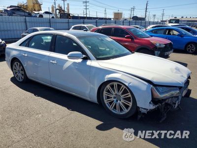 Czwarte zdjęcie samochodu z boku: 2014 AUDI A8 L QUATTRO VIN:WAURGAFD4EN005020 - miniatura