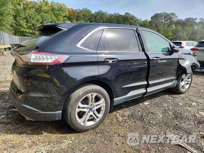 Trzecie zdjęcie samochodu z tyłu: 2018 FORD EDGE TITANIUM VIN:2FMPK4K93JBB42902 - miniatura