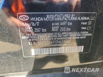 Zdjęcie 12 z 12 samochodu: 2018 HYUNDAI SONATA SE VIN:5NPE24AF1JH603652 - miniatura