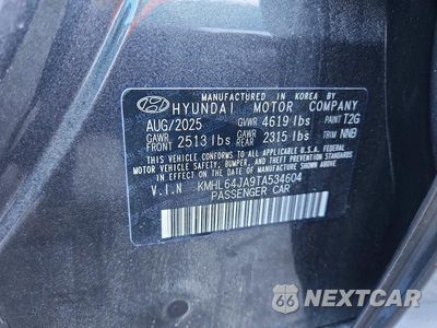 Zdjęcie 12 z 12 samochodu: 2026 HYUNDAI SONATA SEL SPORT VIN:KMHL64JA9TA534604 - miniatura
