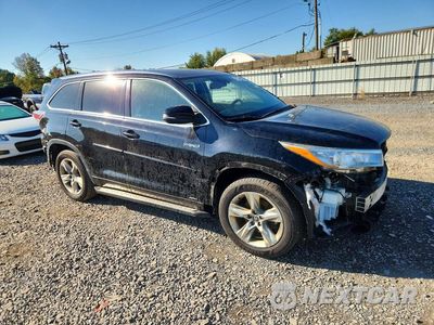 Czwarte zdjęcie samochodu z boku: 2016 TOYOTA HIGHLANDER HYBRID LIMITED PLATINUM VIN:5TDDCRFH9GS018692 - miniatura