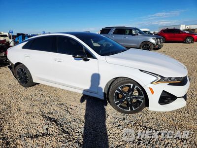 Czwarte zdjęcie samochodu z boku: 2023 KIA K5 GT LINE VIN:5XXG64J22PG206112 - miniatura