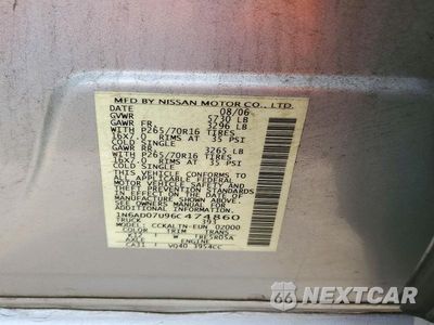 Zdjęcie 12 z 12 samochodu: 2006 NISSAN FRONTIER SE VIN:1N6AD07U96C474860 - miniatura
