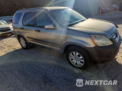 Czwarte zdjęcie samochodu z boku: 2006 HONDA CR-V EX VIN:JHLRD68866C014357 - miniatura