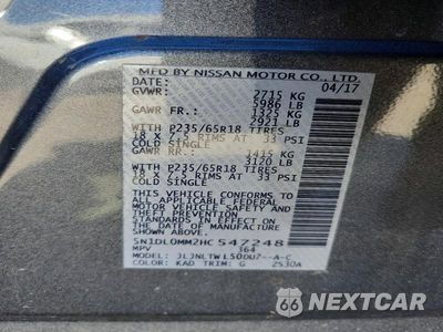 Zdjęcie 13 z 13 samochodu: 2017 INFINITI QX60 BASE VIN:5N1DL0MM2HC547248 - miniatura
