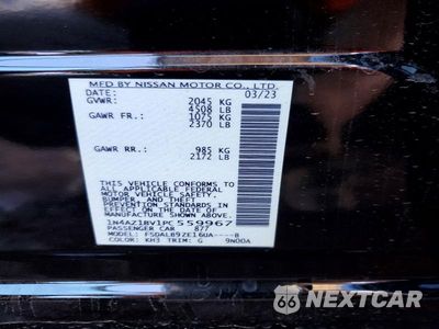 Zdjęcie 13 z 13 samochodu: 2023 NISSAN LEAF S VIN:1N4AZ1BV1PC559967 - miniatura