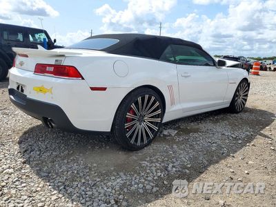 Trzecie zdjęcie samochodu z tyłu: 2015 CHEVROLET CAMARO LT VIN:2G1FD3D37F9283735 - miniatura