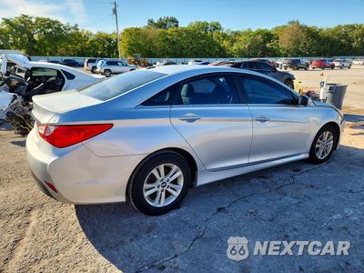 Trzecie zdjęcie samochodu z tyłu: 2014 HYUNDAI SONATA GLS VIN:5NPEB4ACXEH941241 - miniatura