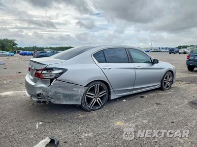 Trzecie zdjęcie samochodu z tyłu: 2017 HONDA ACCORD SPORT VIN:1HGCR2F5XHA141540 - miniatura
