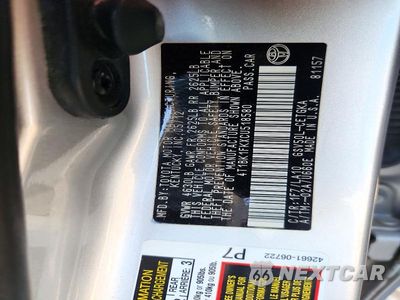 Zdjęcie 12 z 12 samochodu: 2012 TOYOTA CAMRY XLE V6 VIN:4T1BK1FKXCU518580 - miniatura
