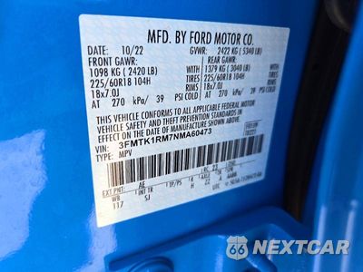 Zdjęcie 13 z 13 samochodu: 2022 FORD MUSTANG MACH-E SELECT VIN:3FMTK1RM7NMA60473 - miniatura
