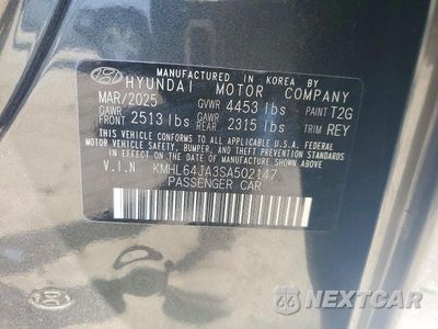 Zdjęcie 12 z 12 samochodu: 2025 HYUNDAI SONATA SEL VIN:KMHL64JA3SA502147 - miniatura
