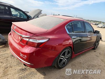 Trzecie zdjęcie samochodu z tyłu: 2016 HONDA ACCORD SPORT VIN:1HGCR2F57GA135273 - miniatura