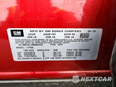 Zdjęcie 13 z 13 samochodu: 2021 CHEVROLET TRAILBLAZER RS VIN:KL79MTSL1MB064222 - miniatura