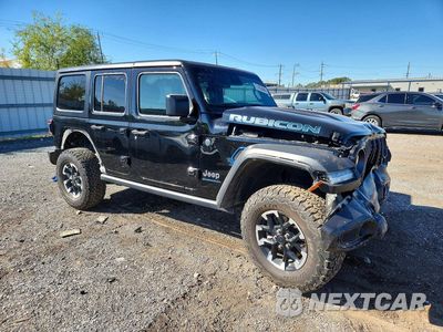 Czwarte zdjęcie samochodu z boku: 2025 JEEP WRANGLER RUBICON 4XE VIN:1C4RJXR61SW602491 - miniatura