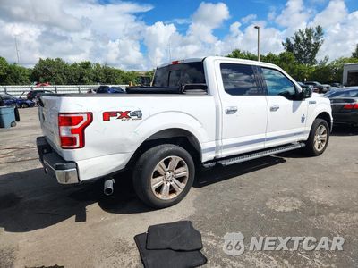 Trzecie zdjęcie samochodu z tyłu: 2018 FORD F150 SUPERCREW VIN:1FTEW1EG5JKC98275 - miniatura