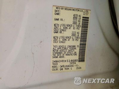 Zdjęcie 12 z 12 samochodu: 2018 NISSAN TITAN XD SL VIN:1N6BA1F49JN514680 - miniatura