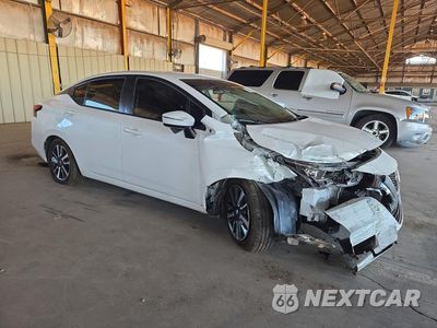 Czwarte zdjęcie samochodu z boku: 2021 NISSAN VERSA SV VIN:3N1CN8EV3ML879040 - miniatura