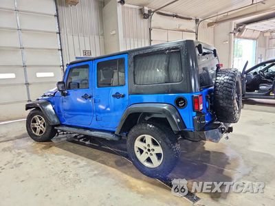 Drugie zdjęcie samochodu z przodu: 2015 JEEP WRANGLER UNLIMITED SPORT VIN:1C4HJWDG8FL707798 - miniatura