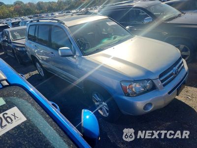 Czwarte zdjęcie samochodu z boku: 2007 TOYOTA HIGHLANDER HYBRID VIN:JTEEW21A670043383 - miniatura