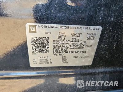 Zdjęcie 13 z 13 samochodu: 2019 CHEVROLET BLAZER 2LT VIN:3GNKBGRS2KS607374 - miniatura