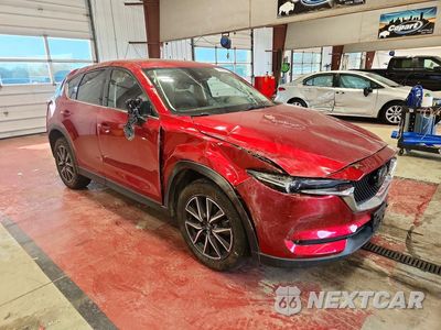 Czwarte zdjęcie samochodu z boku: 2018 MAZDA CX-5 GRAND TOURING VIN:JM3KFBDM6J0338107 - miniatura