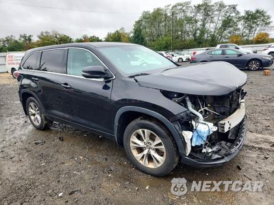 Czwarte zdjęcie samochodu z boku: 2016 TOYOTA HIGHLANDER LE PLUS VIN:5TDBKRFH5GS326355 - miniatura