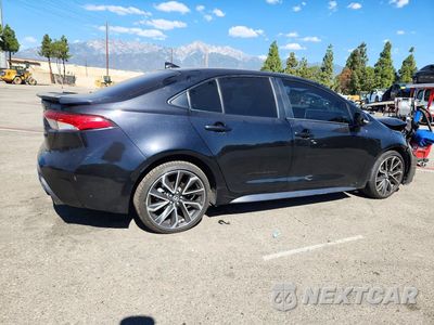 Trzecie zdjęcie samochodu z tyłu: 2021 TOYOTA COROLLA SE VIN:JTDS4MCE6MJ070842 - miniatura