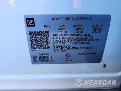 Zdjęcie 13 z 13 samochodu: 2022 BUICK ENCLAVE ESSENCE VIN:5GAEVAKWXNJ100480 - miniatura