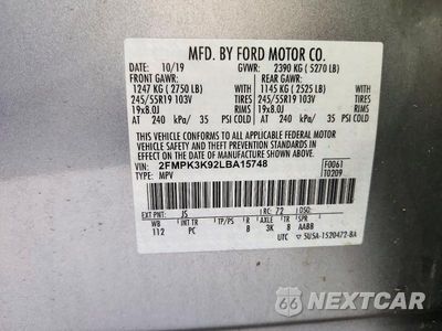 Zdjęcie 13 z 13 samochodu: 2020 FORD EDGE TITANIUM VIN:2FMPK3K92LBA15748 - miniatura