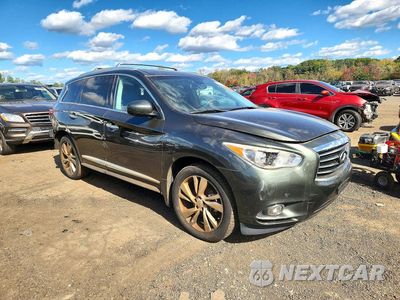 Czwarte zdjęcie samochodu z boku: 2014 INFINITI QX60 BASE VIN:5N1AL0MM5EC521869 - miniatura