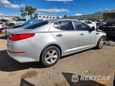 Trzecie zdjęcie samochodu z tyłu: 2014 KIA OPTIMA LX VIN:5XXGM4A70EG259275 - miniatura