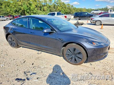 Czwarte zdjęcie samochodu z boku: 2025 TESLA MODEL 3 VIN:5YJ3E1EA7SF018828 - miniatura