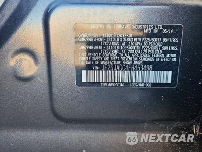 Zdjęcie 13 z 13 samochodu: 2015 SUBARU FORESTER 2.5I PREMIUM VIN:JF2SJADC4FH453498 - miniatura