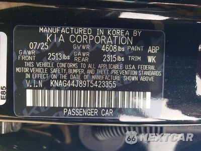Zdjęcie 12 z 12 samochodu: 2026 KIA K5 GT VIN:KNAG44J89T5423355 - miniatura