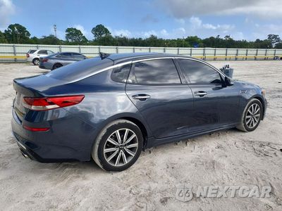 Trzecie zdjęcie samochodu z tyłu: 2019 KIA OPTIMA EX VIN:5XXGU4L18KG377093 - miniatura