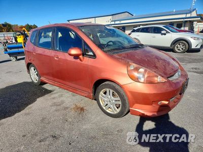 Czwarte zdjęcie samochodu z boku: 2008 HONDA FIT SPORT VIN:JHMGD37618S018570 - miniatura