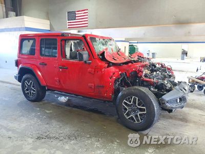 Czwarte zdjęcie samochodu z boku: 2025 JEEP WRANGLER SAHARA VIN:1C4PJXEN7SW525226 - miniatura
