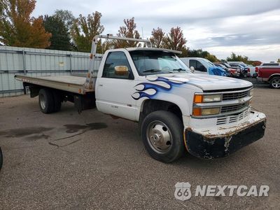 Czwarte zdjęcie samochodu z boku: 1992 GMC SIERRA C3500 HEAVY DUTY VIN:1GDKC34F8NJ520072 - miniatura