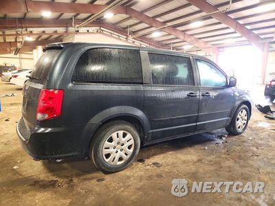 Trzecie zdjęcie samochodu z tyłu: 2014 DODGE GRAND CARAVAN SE VIN:2C4RDGBGXER306649 - miniatura