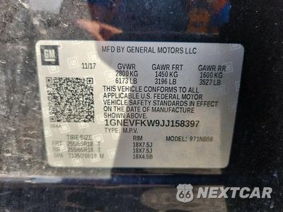 Zdjęcie 13 z 13 samochodu: 2018 CHEVROLET TRAVERSE LS VIN:1GNEVFKW9JJ158397 - miniatura