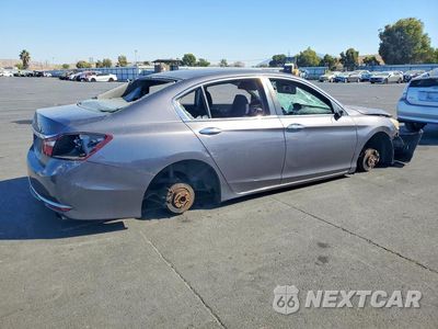 Trzecie zdjęcie samochodu z tyłu: 2017 HONDA ACCORD LX VIN:1HGCR2F32HA290720 - miniatura