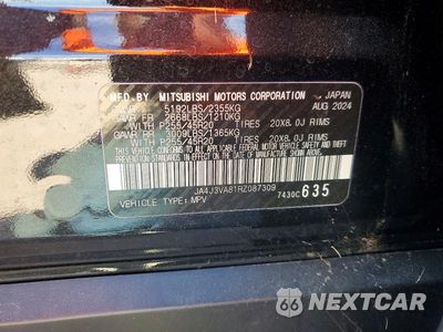 Zdjęcie 12 z 12 samochodu: 2024 MITSUBISHI OUTLANDER SE VIN:JA4J3VA81RZ087309 - miniatura
