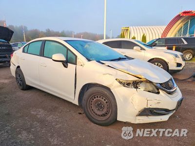 Czwarte zdjęcie samochodu z boku: 2013 HONDA CIVIC LX VIN:2HGFB2F58DH568857 - miniatura