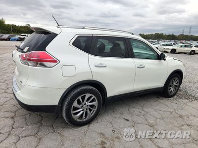 Trzecie zdjęcie samochodu z tyłu: 2015 NISSAN ROGUE SL VIN:5N1AT2MT8FC832104 - miniatura