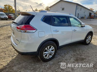 Trzecie zdjęcie samochodu z tyłu: 2016 NISSAN ROGUE SV VIN:KNMAT2MV7GP629091 - miniatura