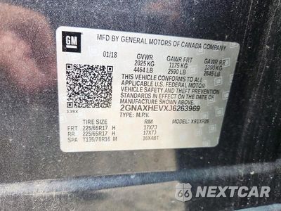 Zdjęcie 13 z 13 samochodu: 2018 CHEVROLET EQUINOX LS VIN:2GNAXHEVXJ6263969 - miniatura