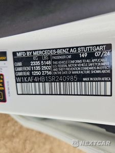 Zdjęcie 12 z 12 samochodu: 2025 MERCEDES-BENZ C 300 4MATIC VIN:W1KAF4HB1SR240985 - miniatura